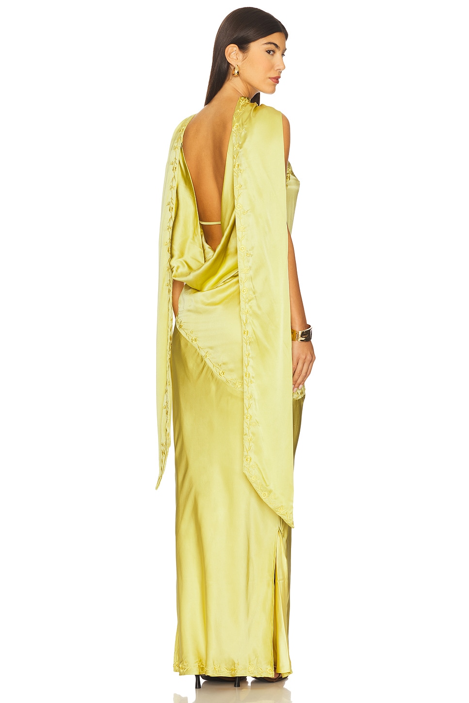 YLLW THE LABEL Nina Silk Dress