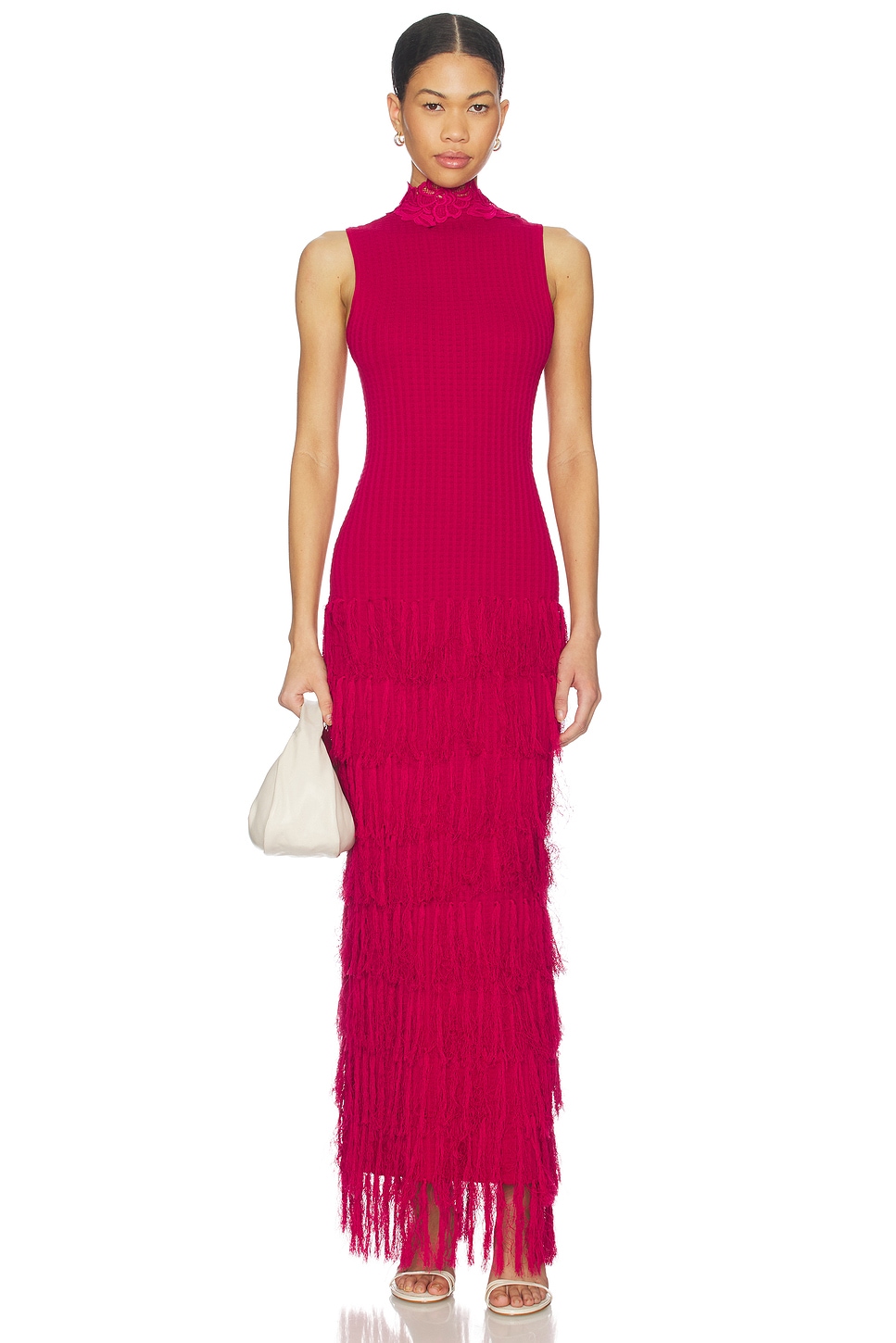 Yellow The Label Phoebe Fringe Dress in Granada | REVOLVE
