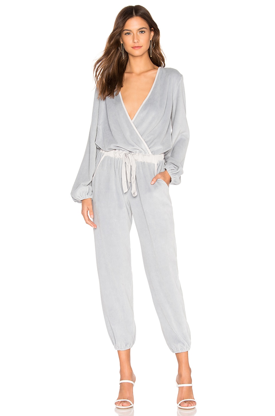 velour jump suit