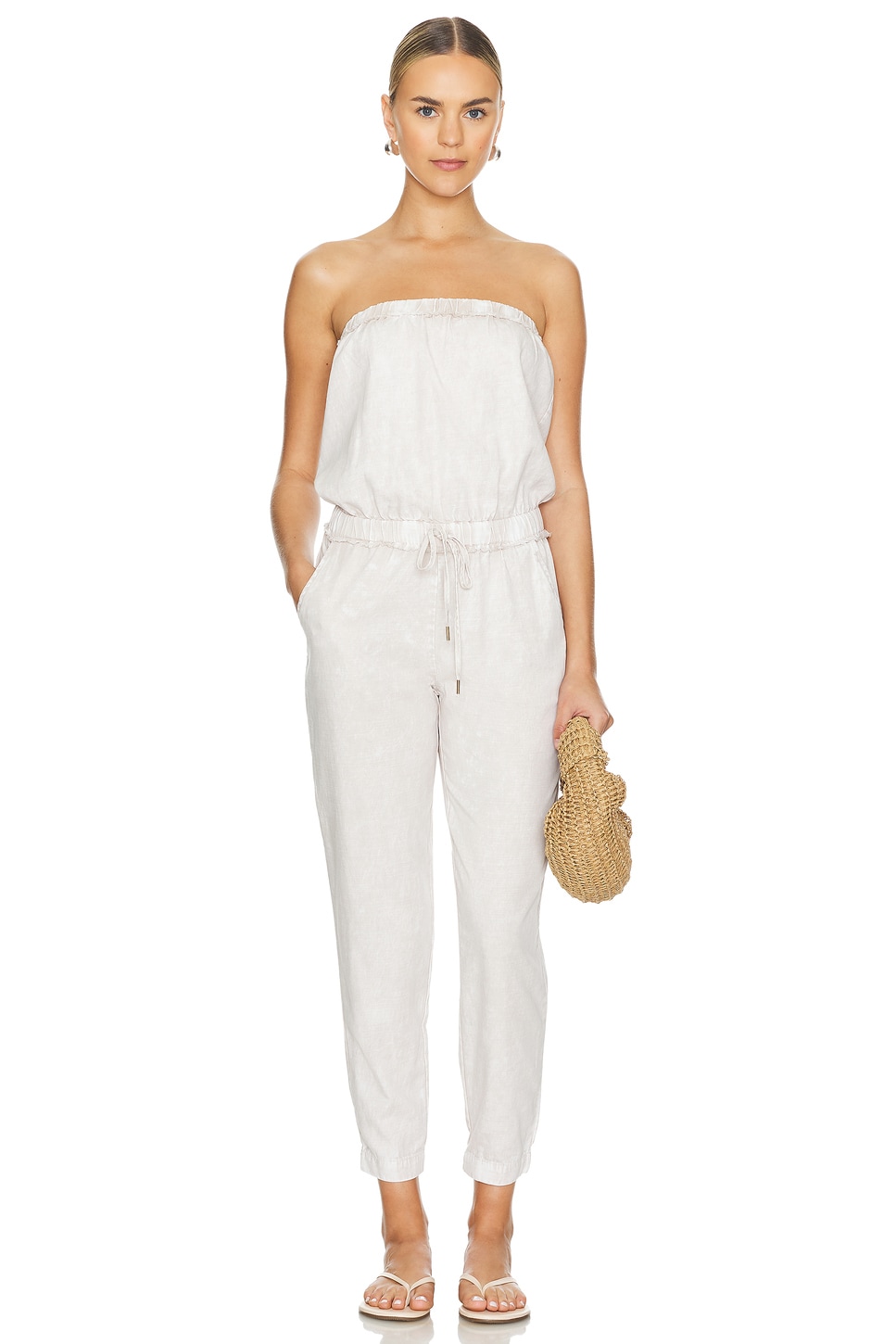 Young Fabulous and Broke Strapless deals Eyelet Jumpsuit