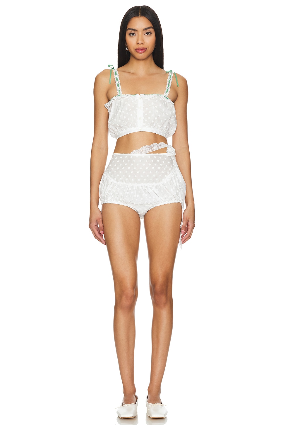 Embroidered Cotton Bloomer