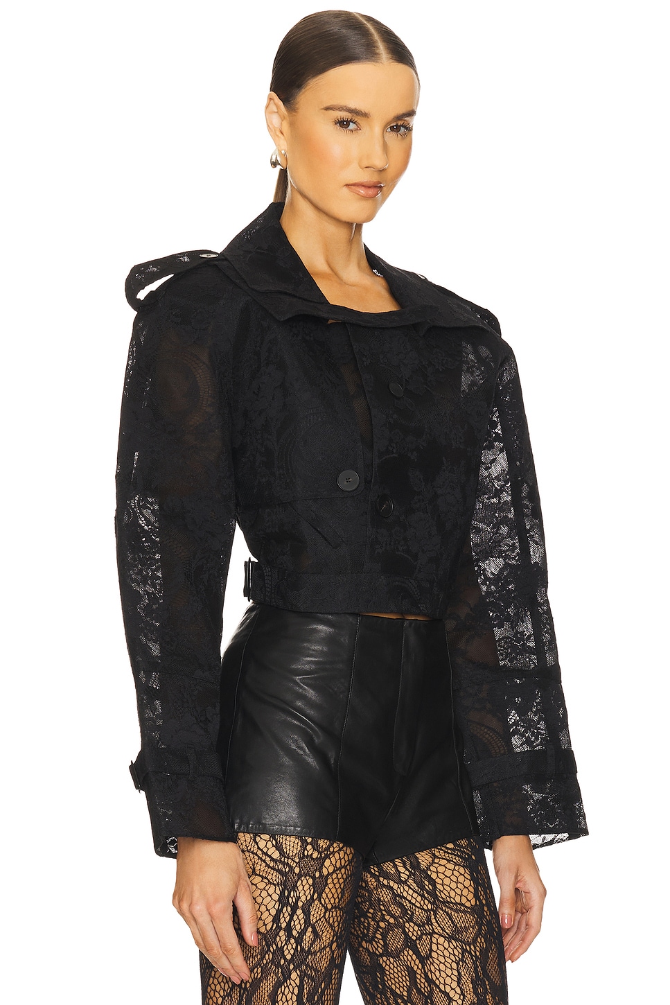 Chantilly Lace Biker Jacket - Thumbnail 2