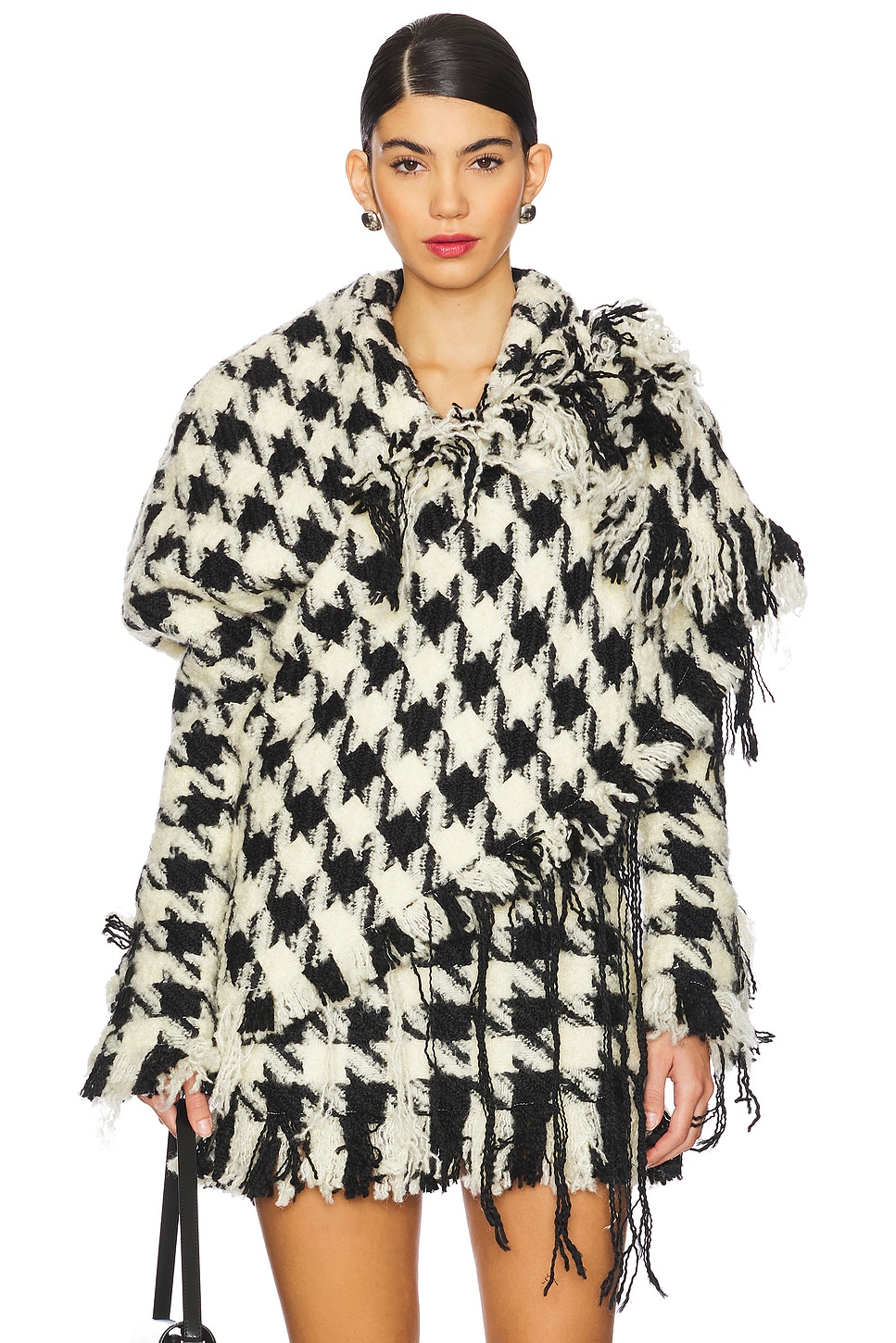 Houndstooth Knotted Jacket