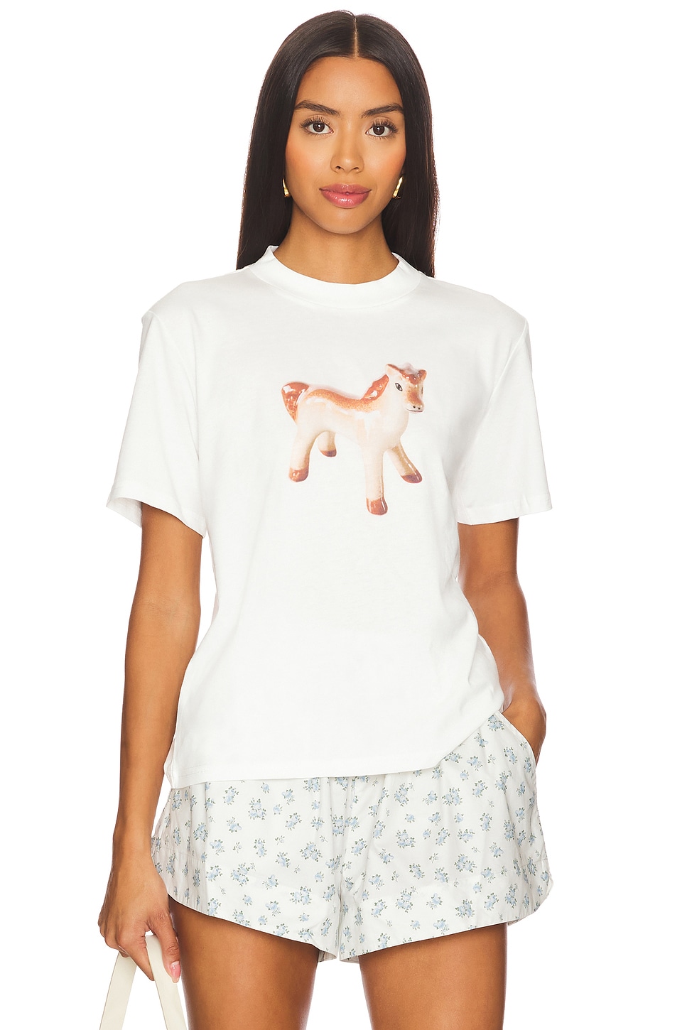 ディズニープリンセスのベビーグッズも大集合 Wang Yuhan Ceramic REVOLVE | White in Top Pony トップス