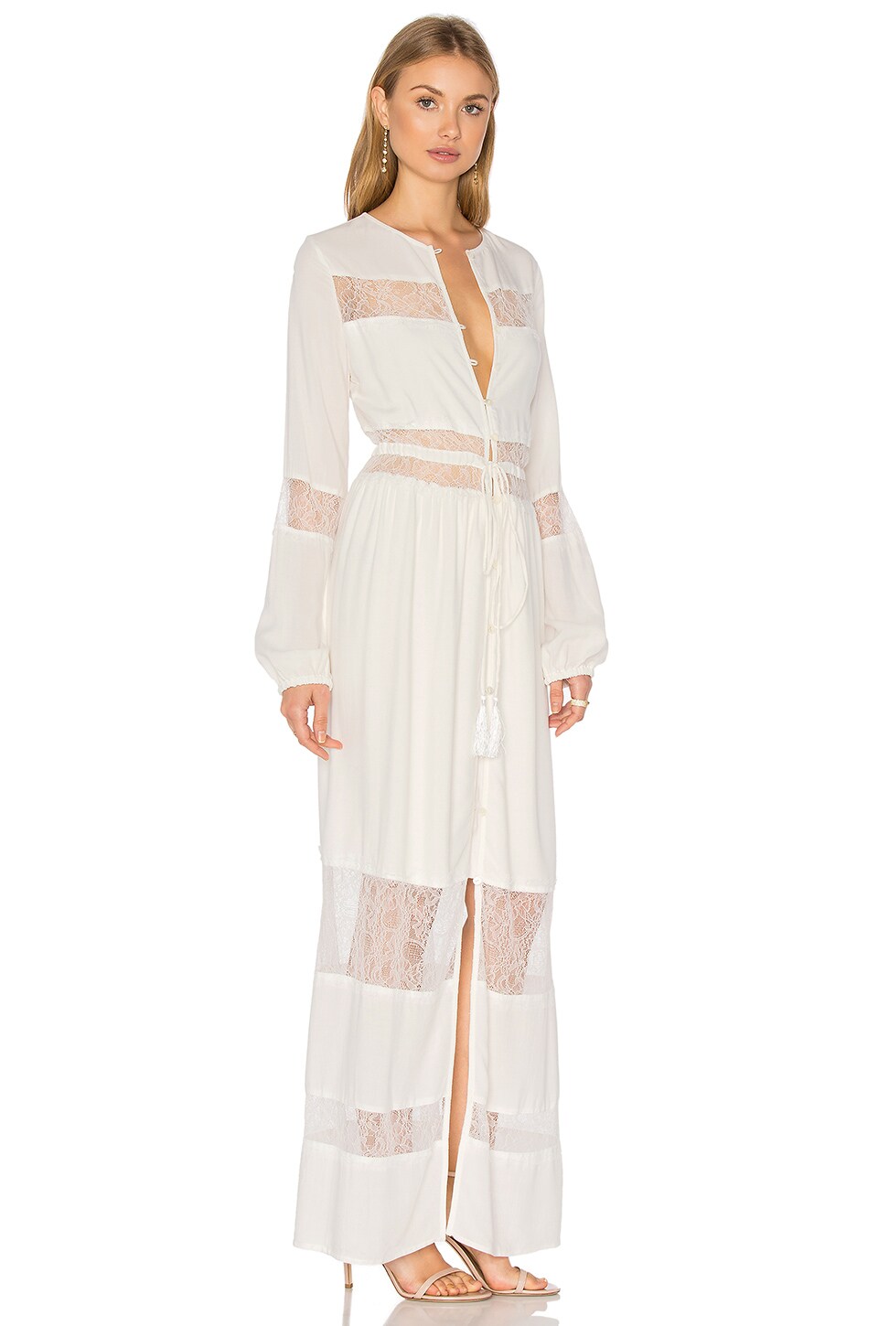 Yumi Kim Dream Weaver Maxi Dress in All White | REVOLVE