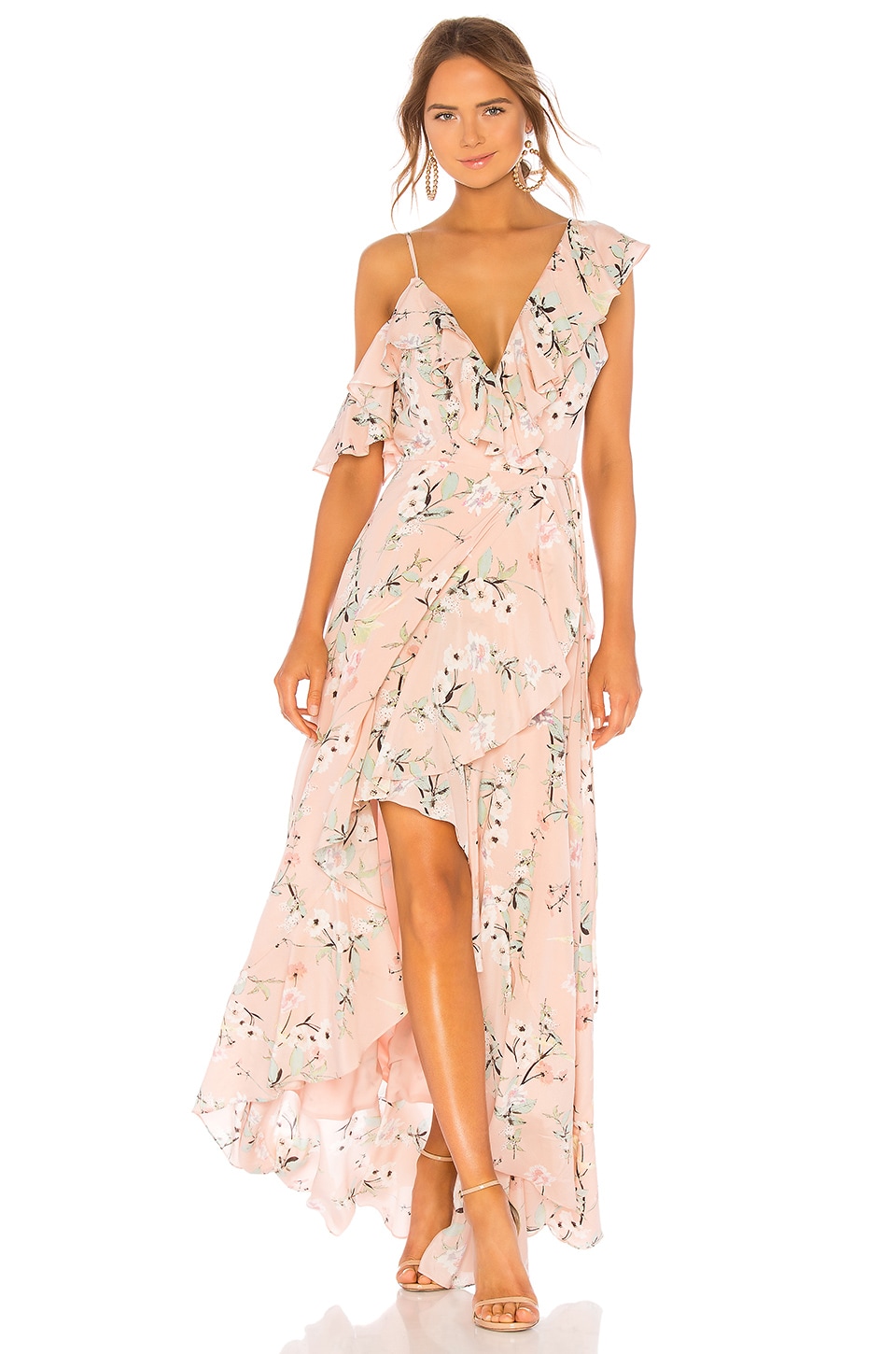 Yumi Kim Butterfly Maxi Dress in Elderflower Cameo | REVOLVE