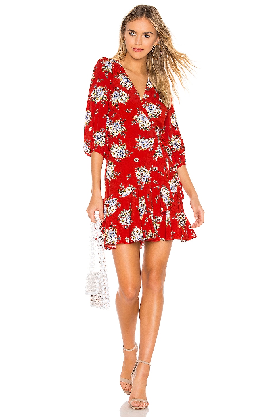 Yumi Kim Love Wins Dress in Daisy Bouquet Red | REVOLVE