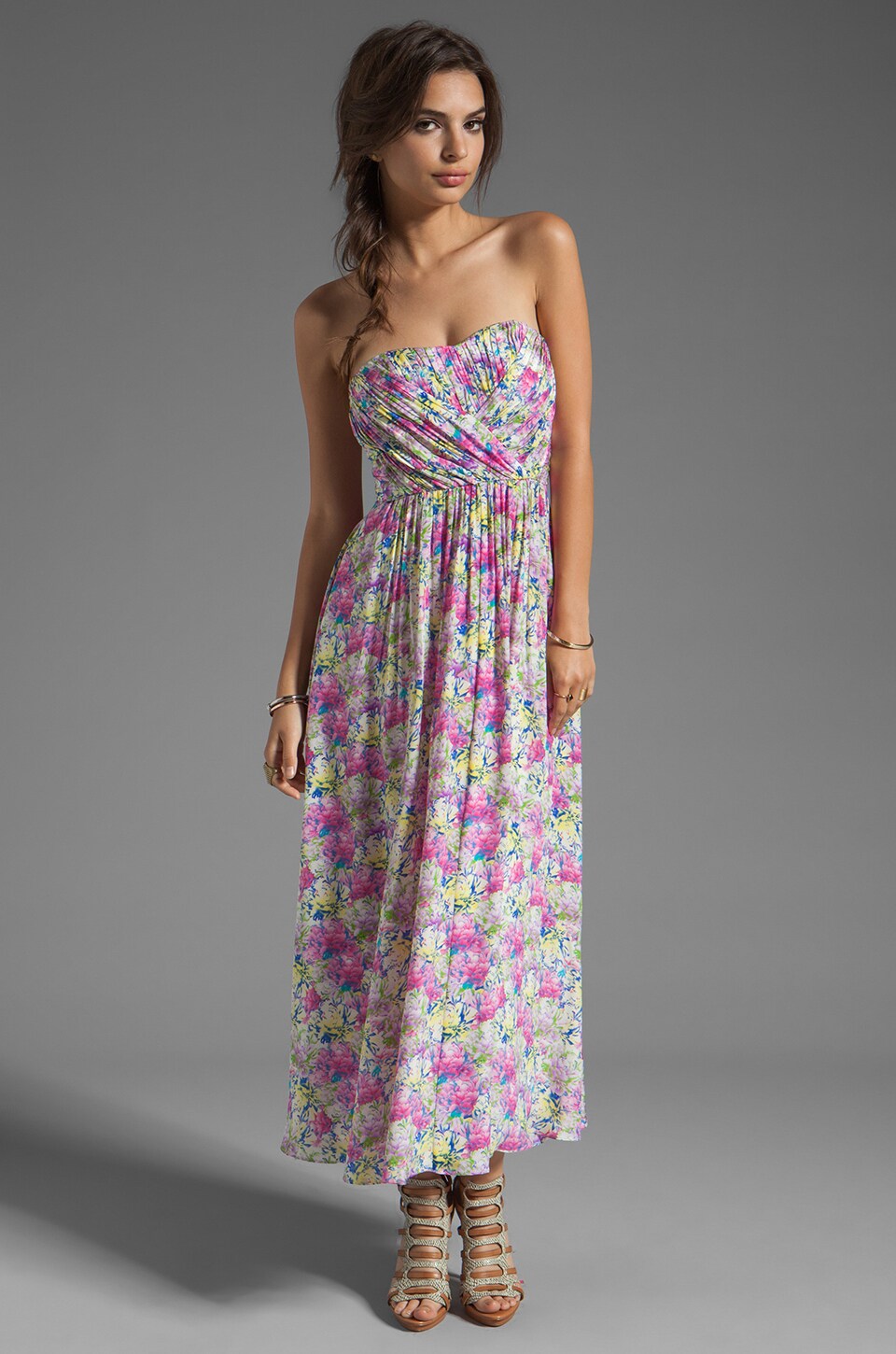 Yumi Kim Giselle Dress in Peonies Print 