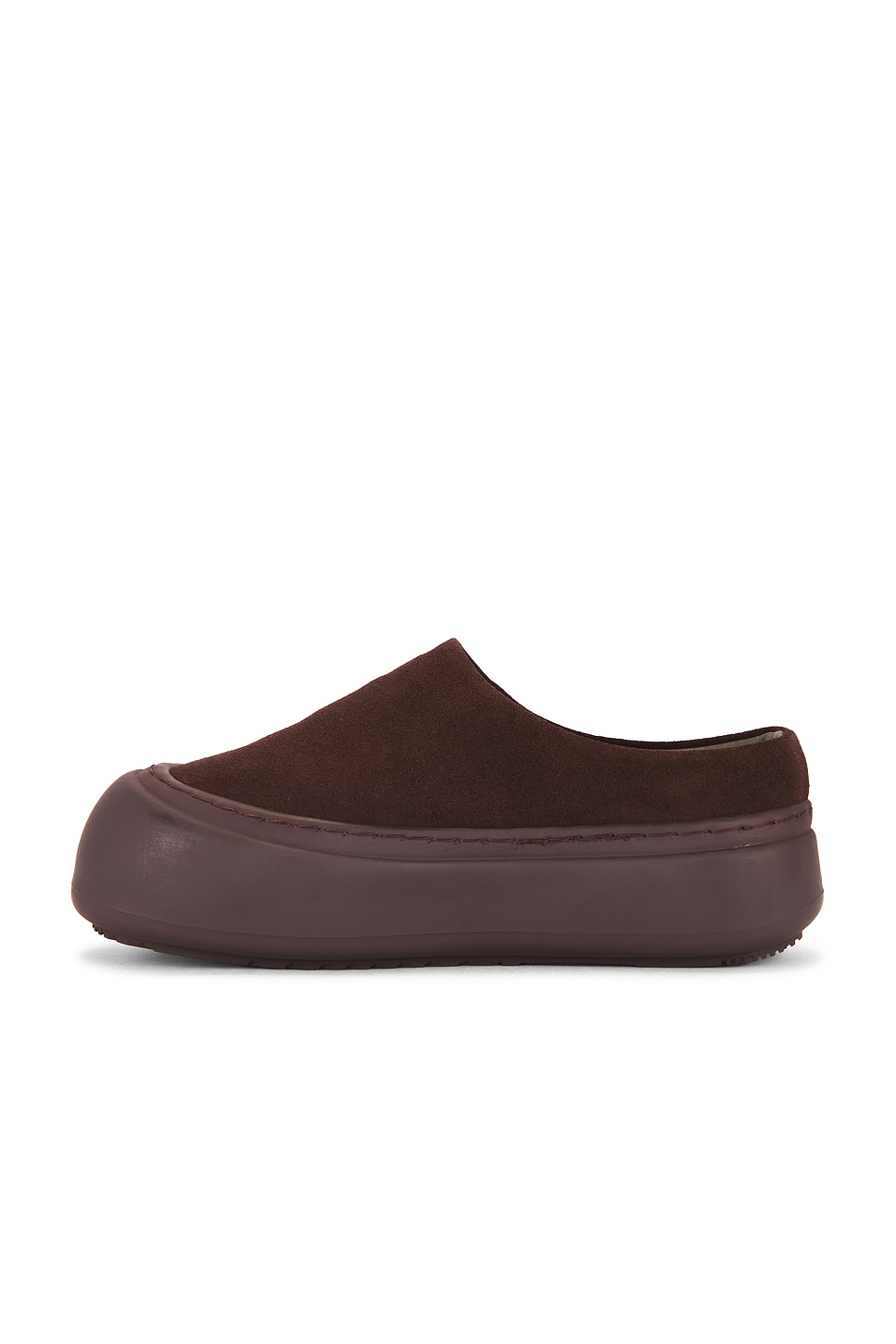 Yume Yume Goofy Slide in Mogano Suede | REVOLVE