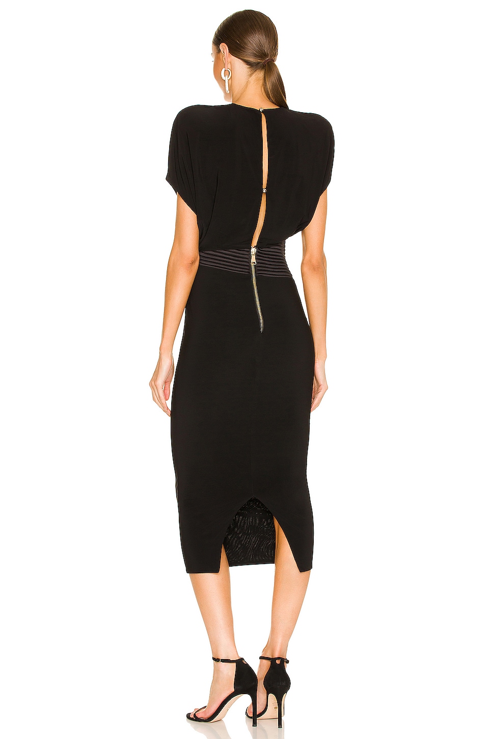 林和希　香水　「Dress Code\"BLACK\"」 Black Knee Length Sheath Formal Dress 09440 | Jovani