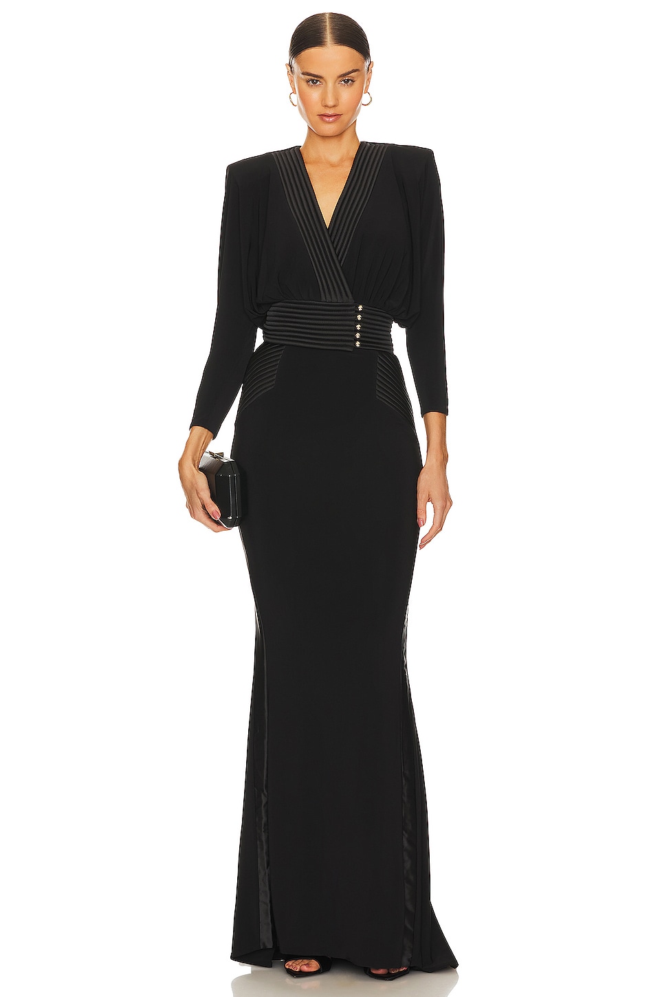 Zhivago I'm Her Man Gown in Black | REVOLVE