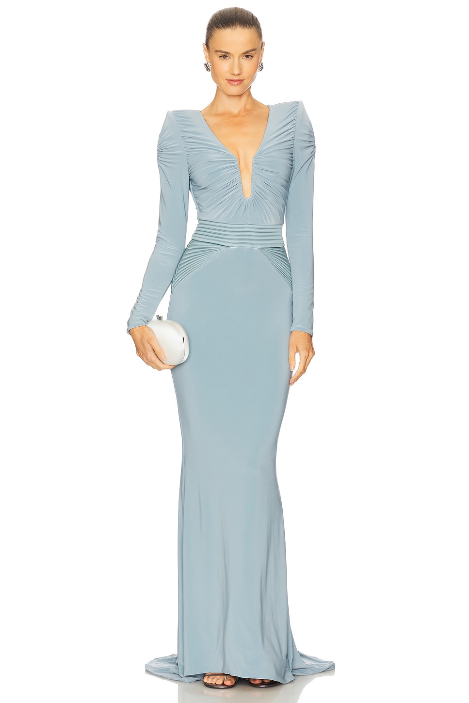 zhivago evening dresses Bond Gown by Zhivago – White Runway main image 0