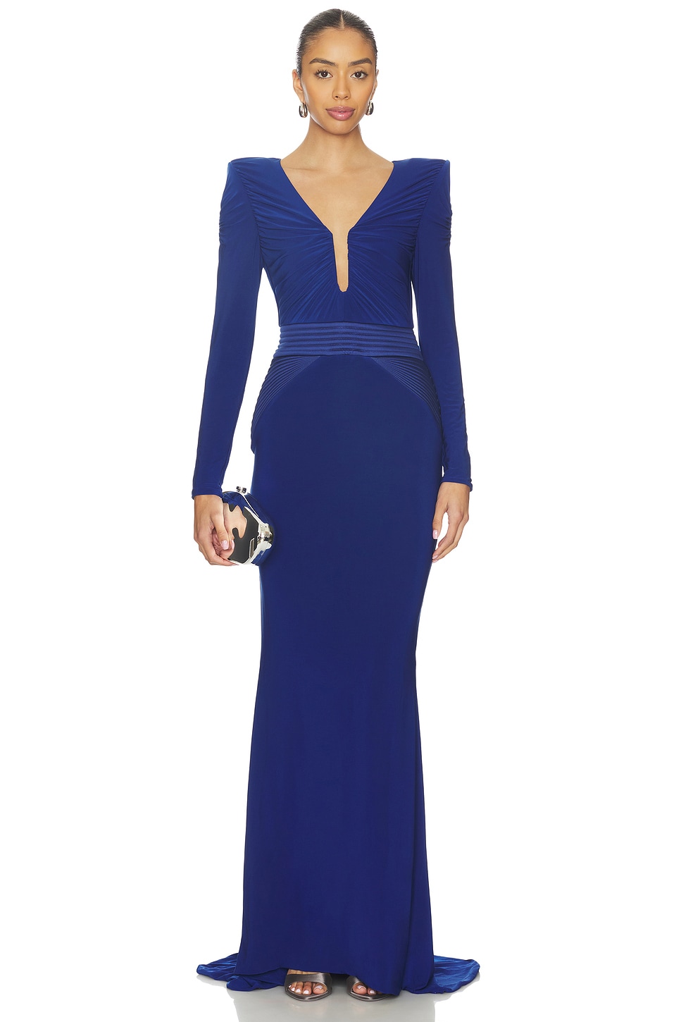 green emerald velvet dress Zhivago Empty Streets Gown