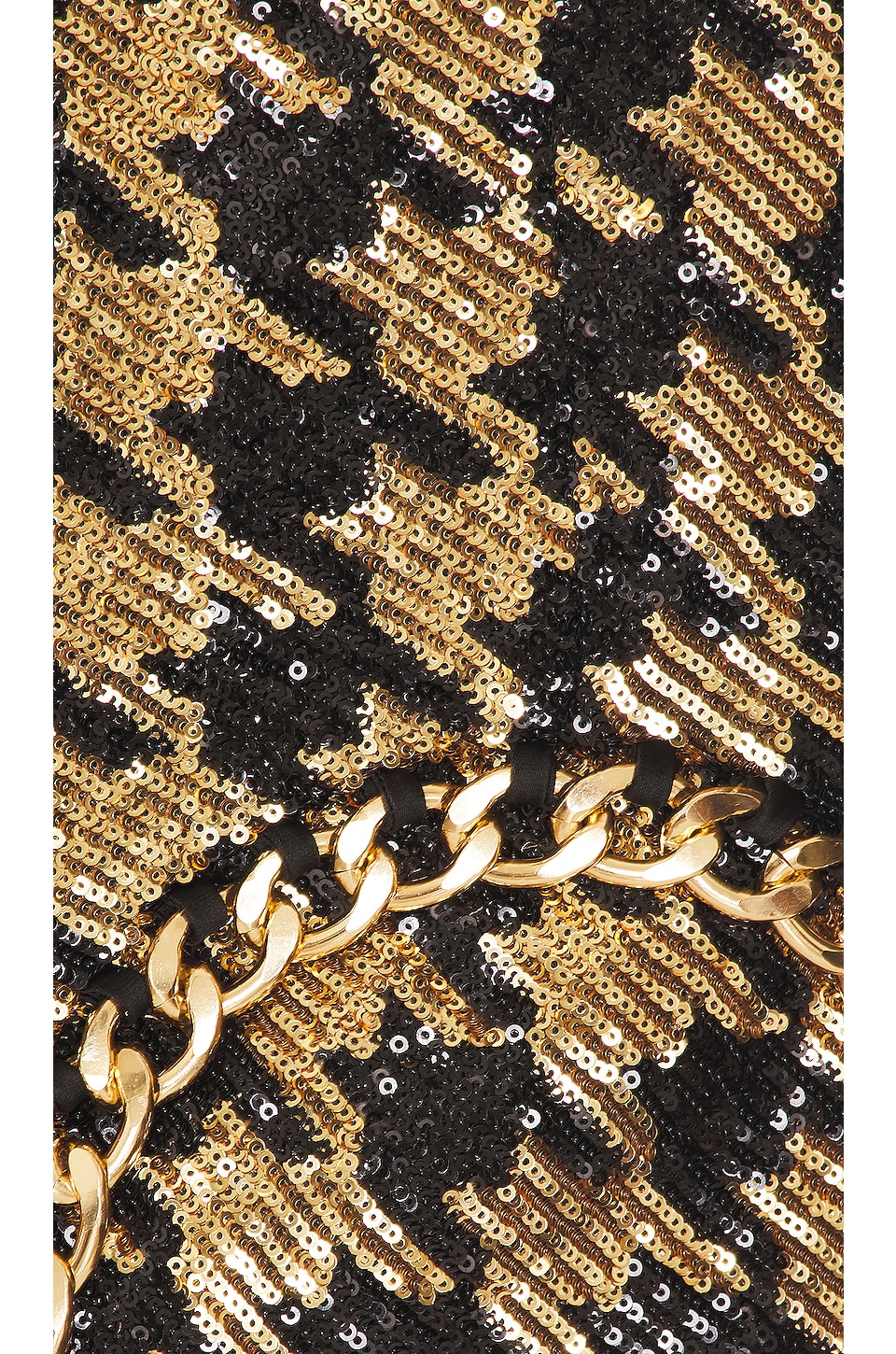 Sell Out Skort in Black & Gold