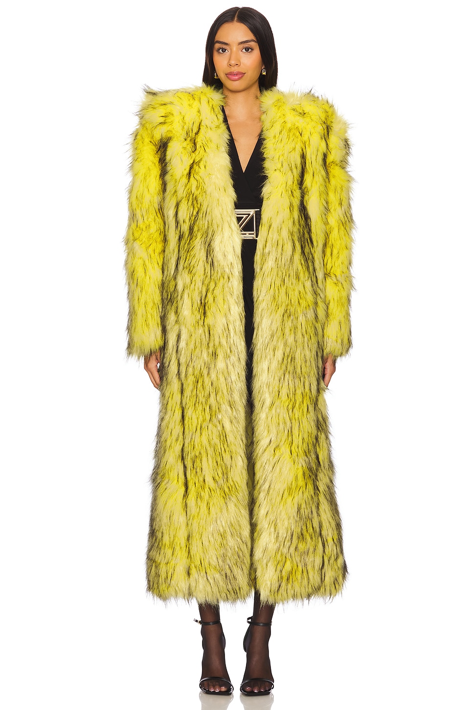 Zhivago Mechanical Dolls Faux Fur Coat in Acid | REVOLVE