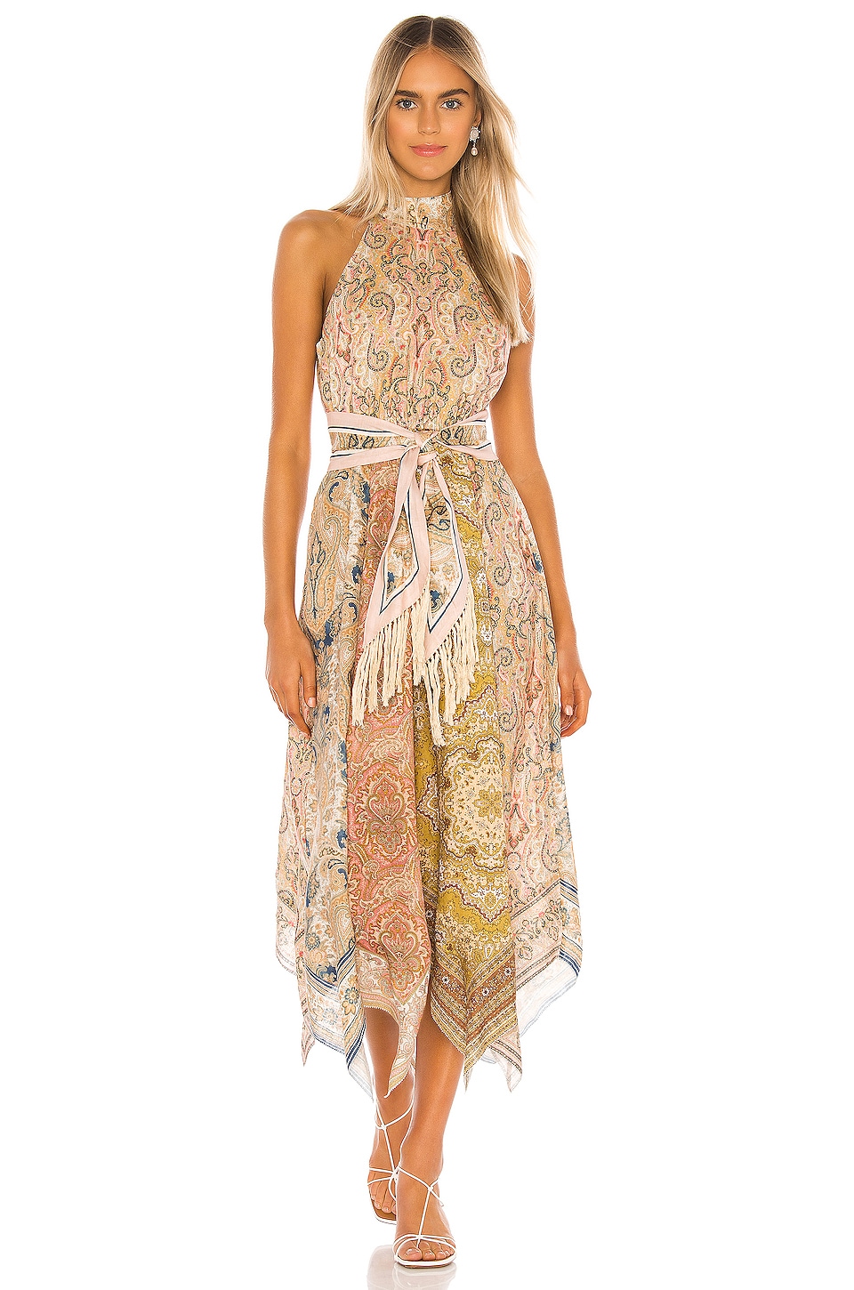 zimmermann scarf swing dress