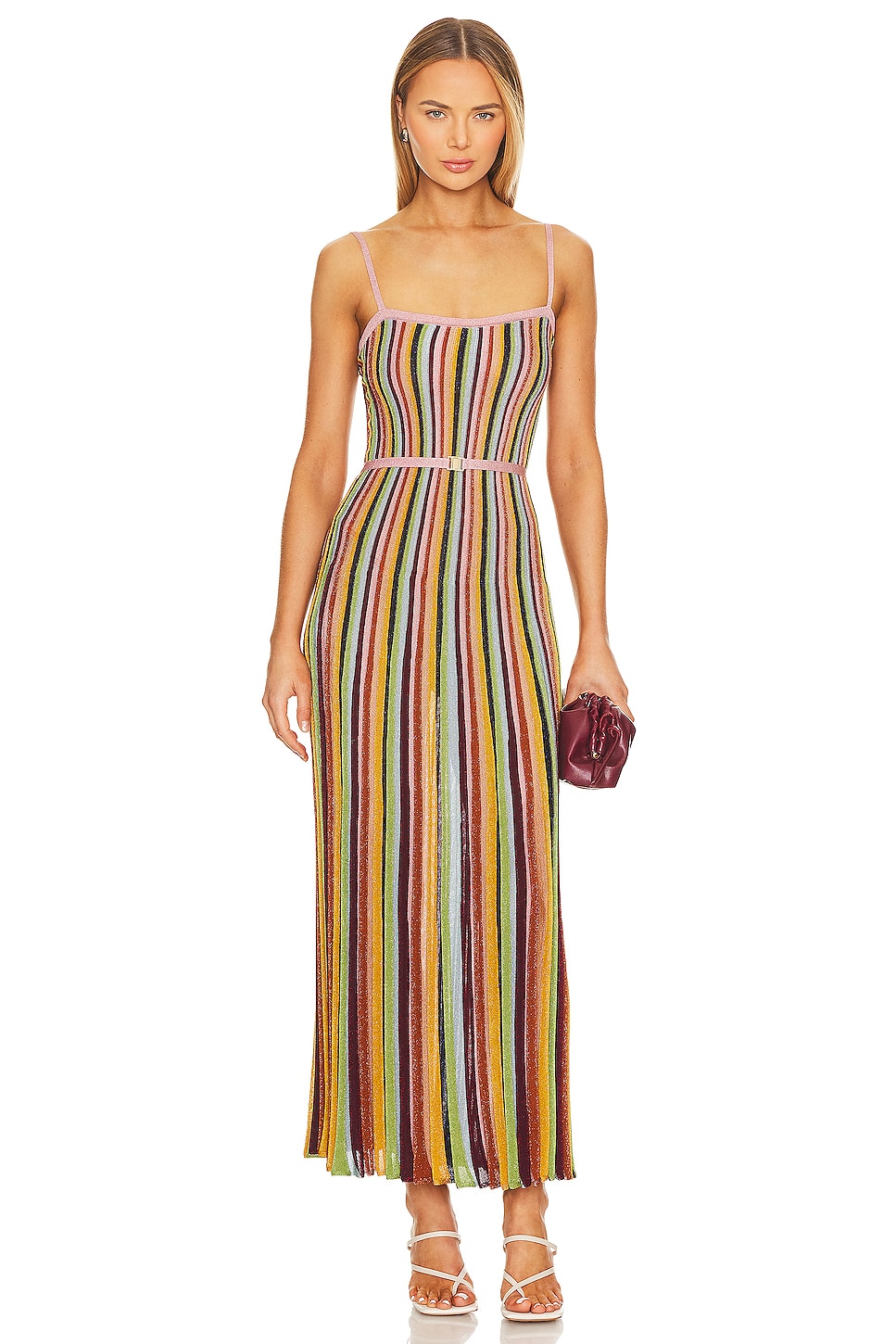 Zimmermann Alight Midi Dress in Lurex Multi | REVOLVE