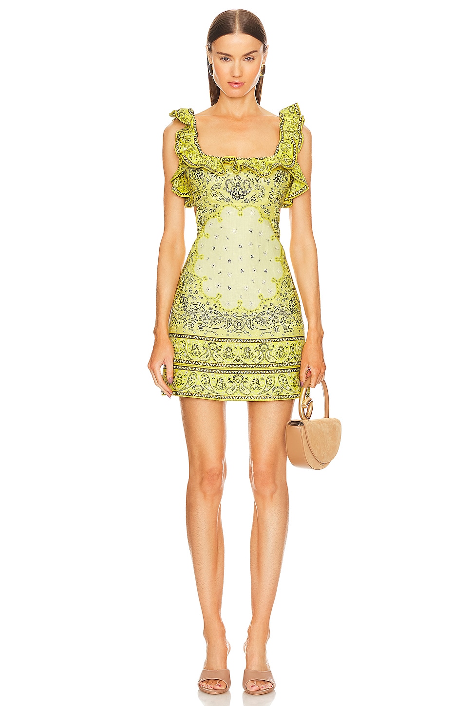 Harmony Frilled Mini Dress