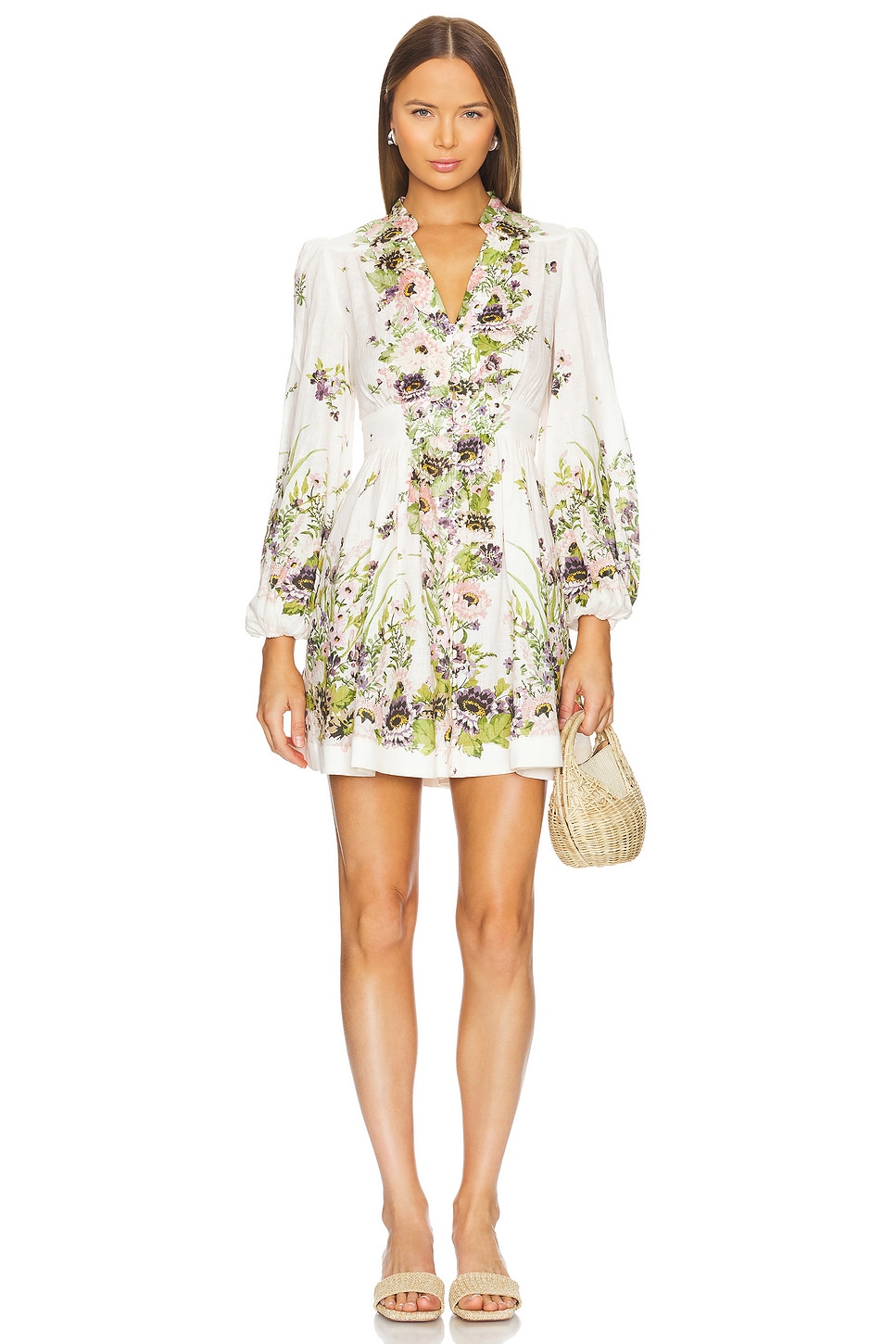 【Zimmermann】HALLIDAY PLUNGE MIDI DRESS プランジ ミディ Halliday Plunge Midi Dress curated on LTK