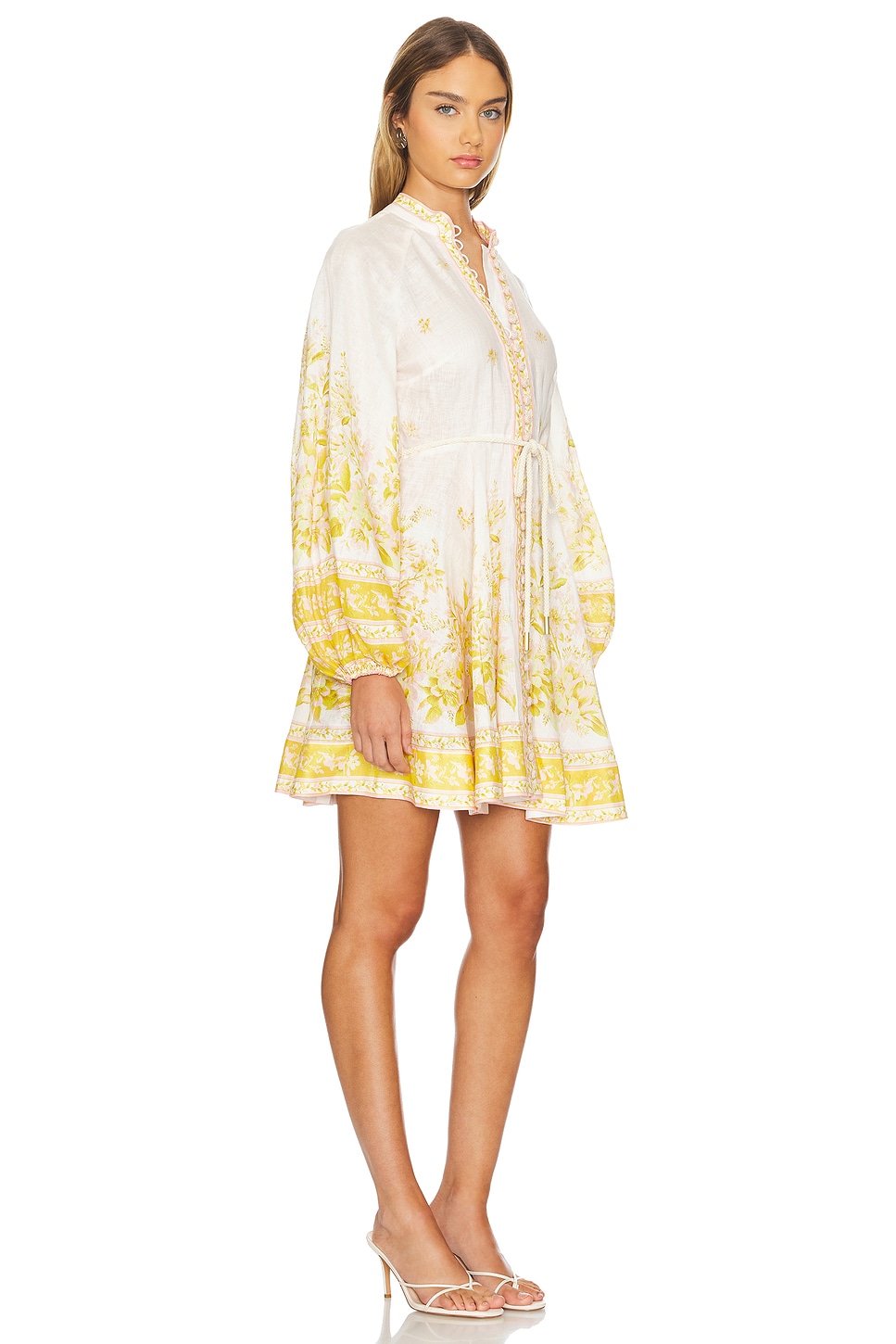 Zimmermann Golden Buttoned Mini Dress thumbnail