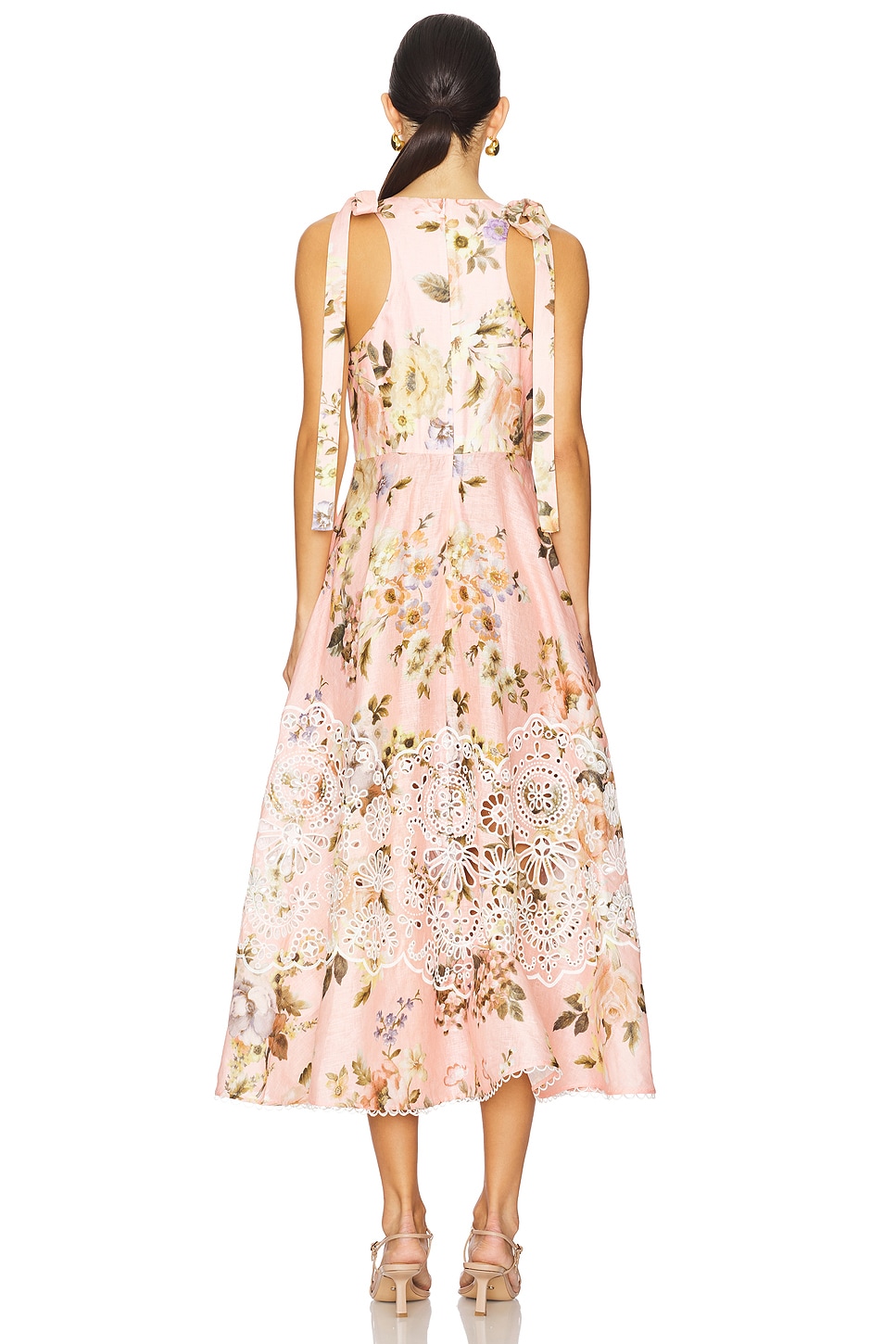 ACACIA BRODERIE ミディ丈ドレス