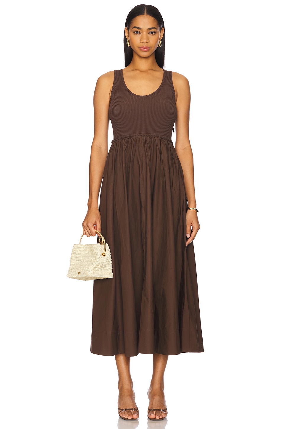 cami for low cut dress Cami Strap Sheath Chiffon Bridesmaid Dress with Slit in Frost, Frost / 12