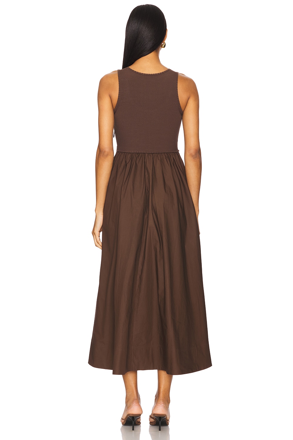 Zimmermann Poplin Racer Dress in Chocolate | REVOLVE Zimmermann Poplin Racer Dress in Chocolate | REVOLVE