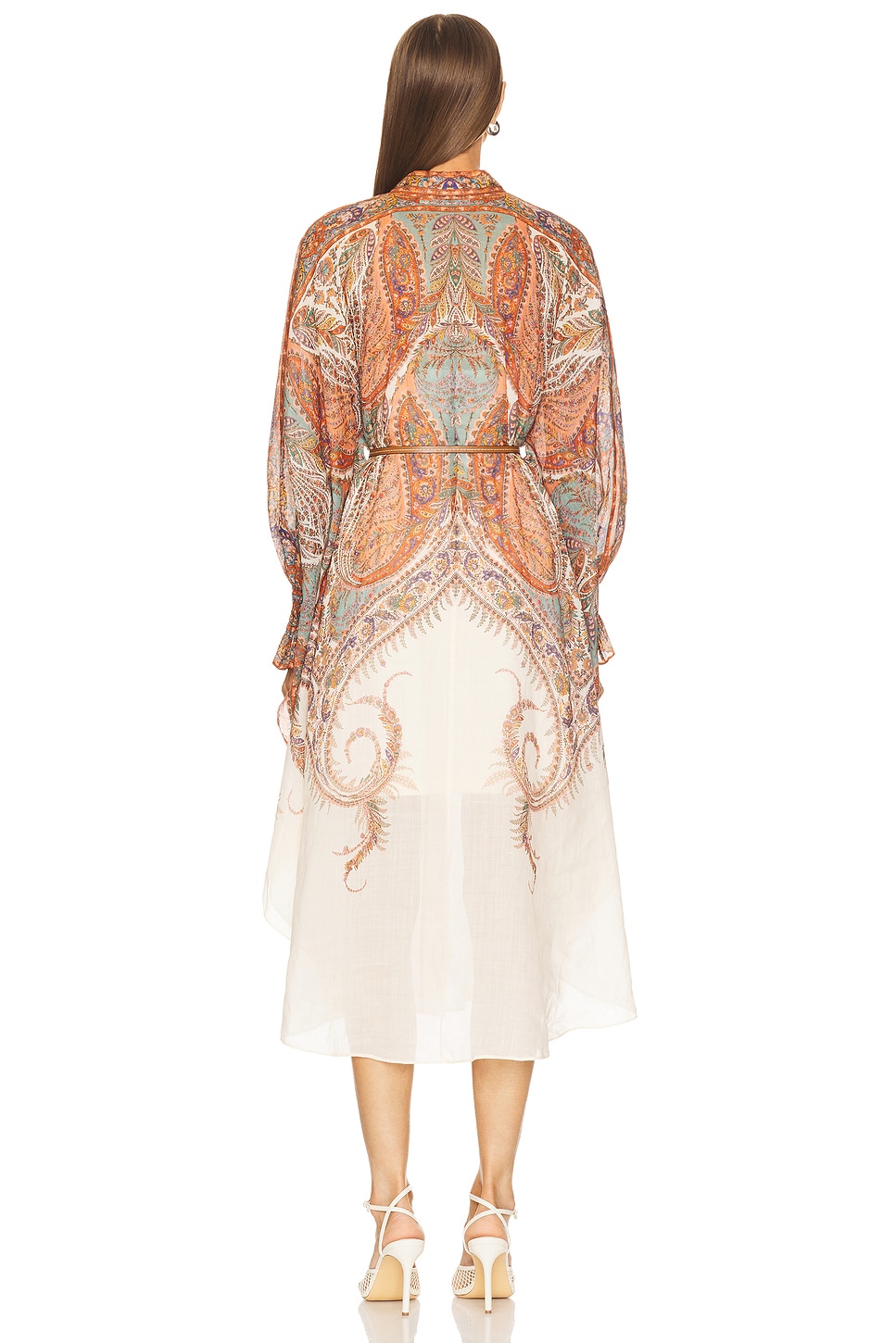 関税込♪*Zimmerman*Rhiannon レース コットンミディドレス ZIMMERMANN Rhiannon cotton-voile and lace midi dress | NET-A