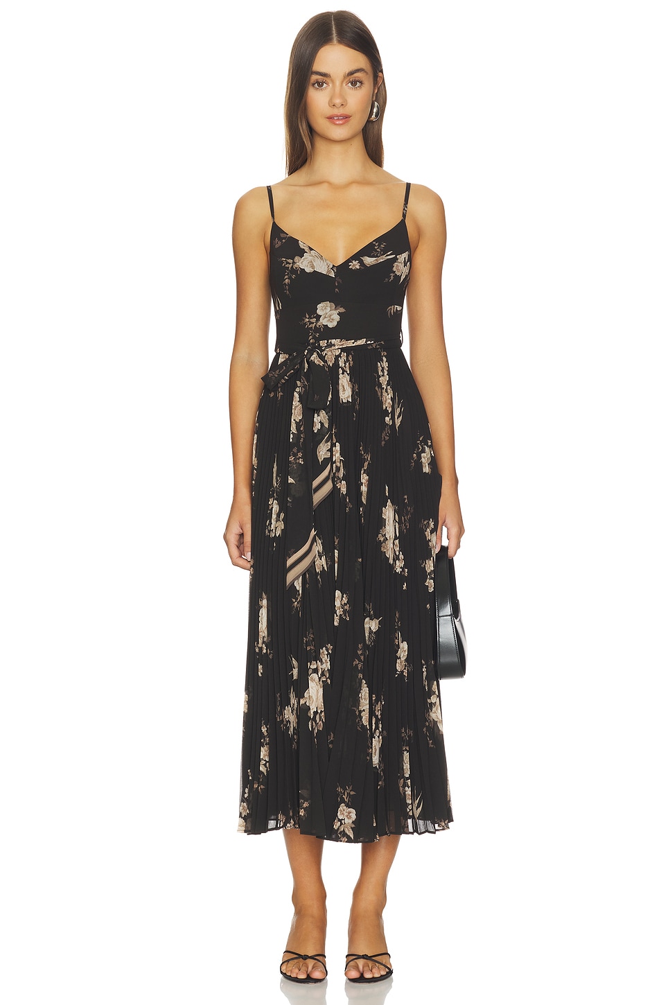 strapless open back dress Strapless Black Polkadot Midi Dress- Women's Cocktail Dresses- Mable  Strapless Pleated Dress  Juliana's Boutique