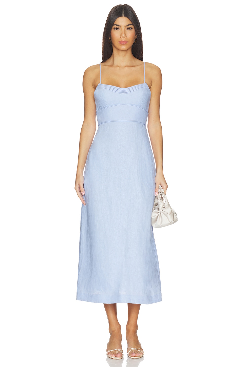 zimmermann blue midi dress Zimmermann, Wanderlust denim midi dress, Women, Blue, XL, Dresses, Cotton