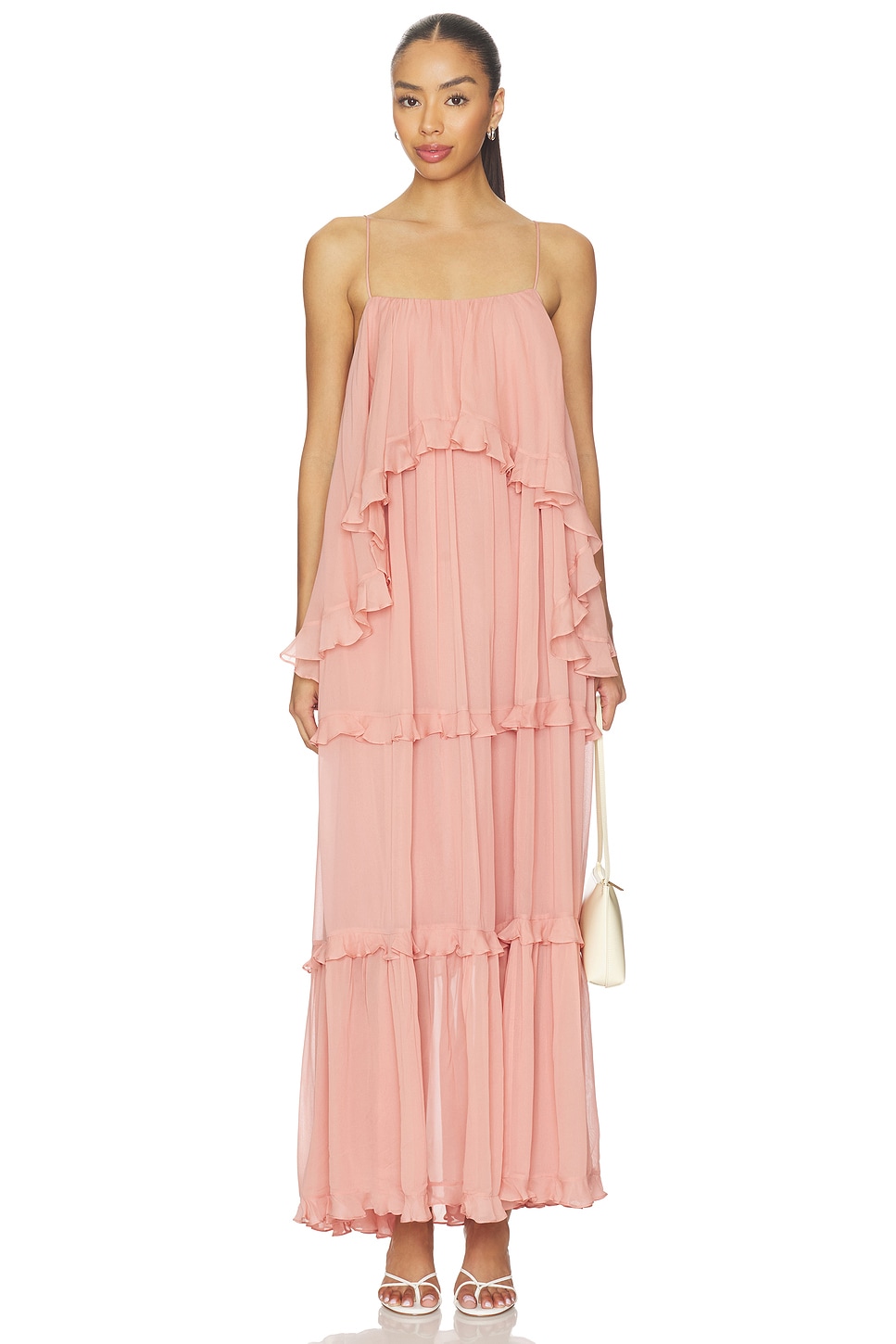 Luna Frilled Slip Dress - thumbnail 2
