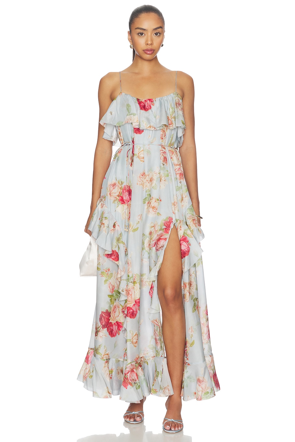 Roselight Frill Maxi Dress - thumbnail 2