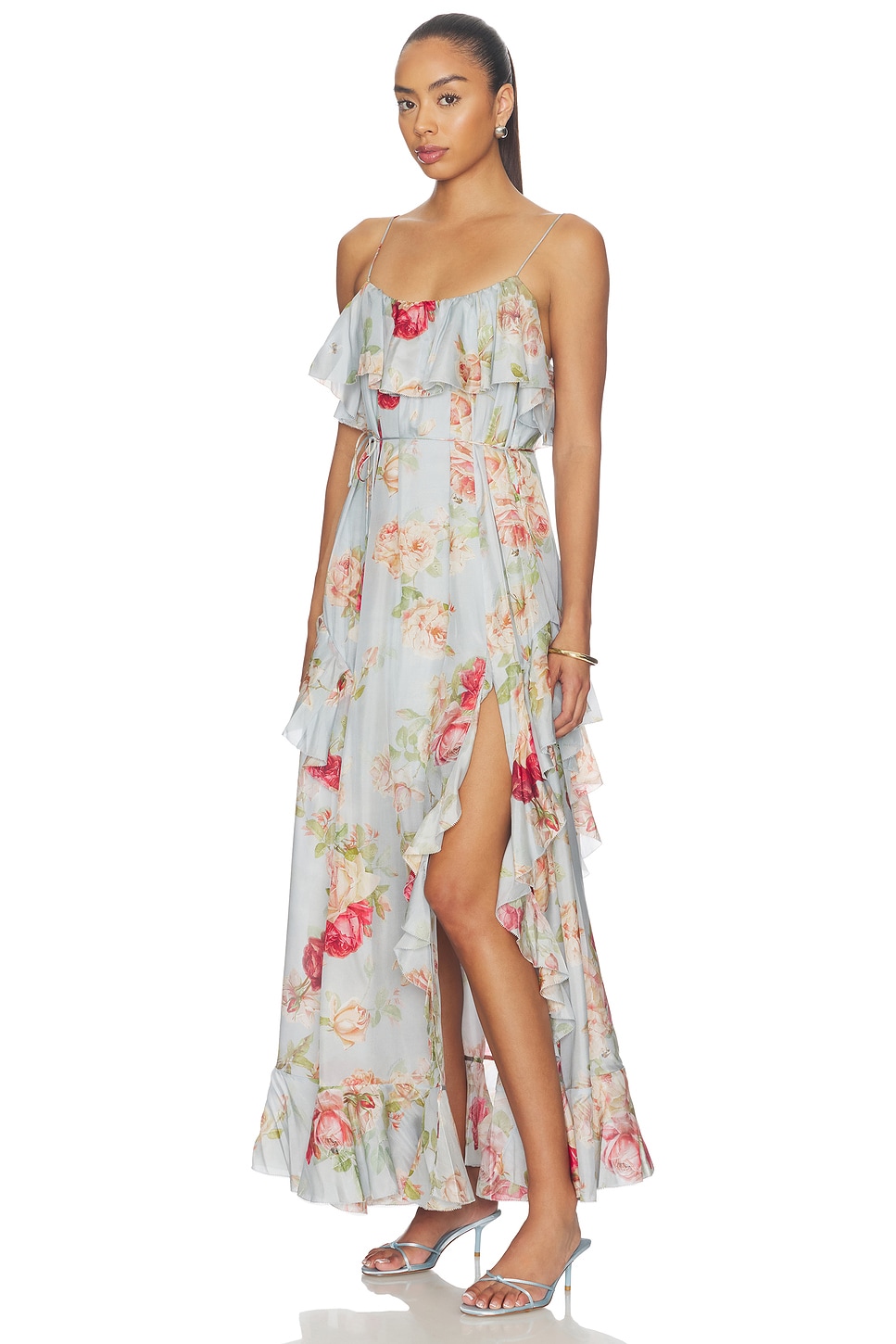 Roselight Frill Maxi Dress - thumbnail 3