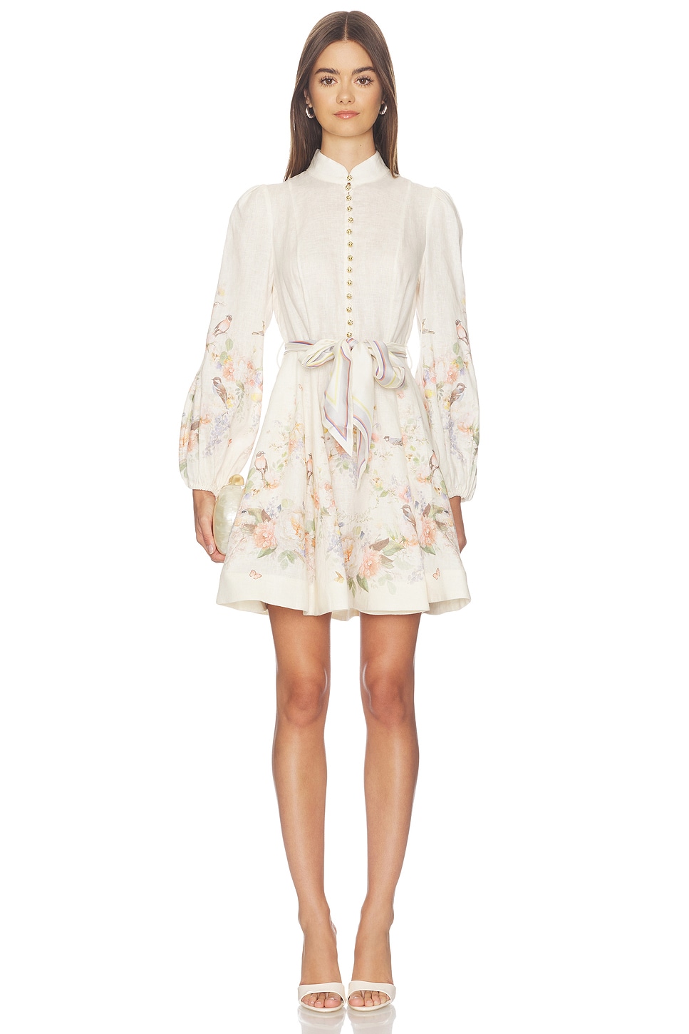 Valiant Button Mini Dress