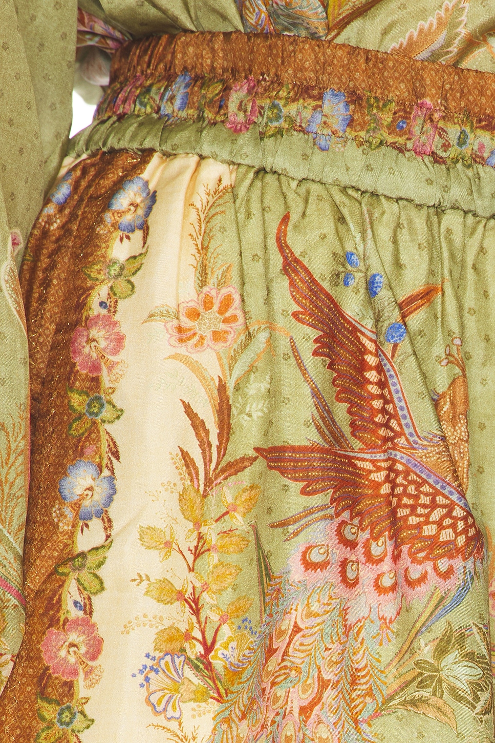 Zimmermann INDRA ゆったりとしたショートパンツ - Khaki Scarf Floral