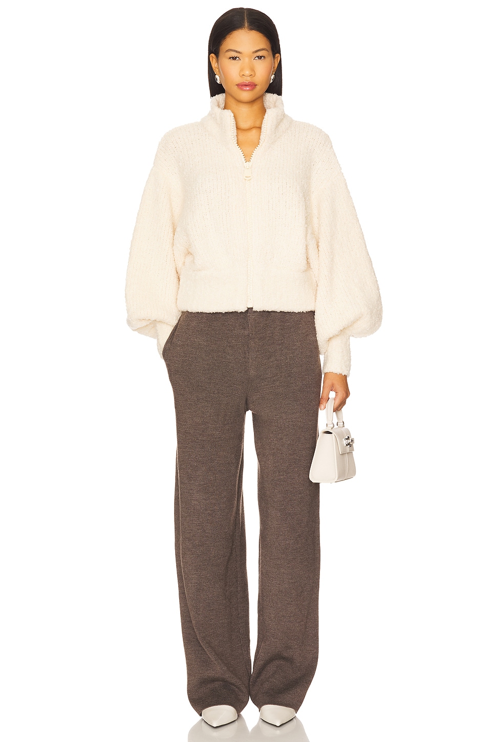 Zimmermann Boucle Bomber in Chalk | REVOLVE