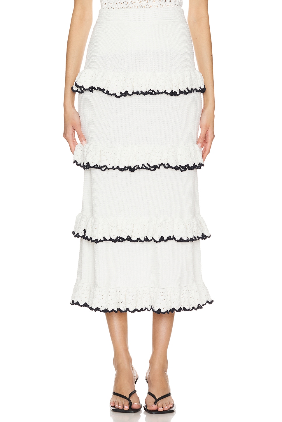 Zimmermann white skirt hotsell