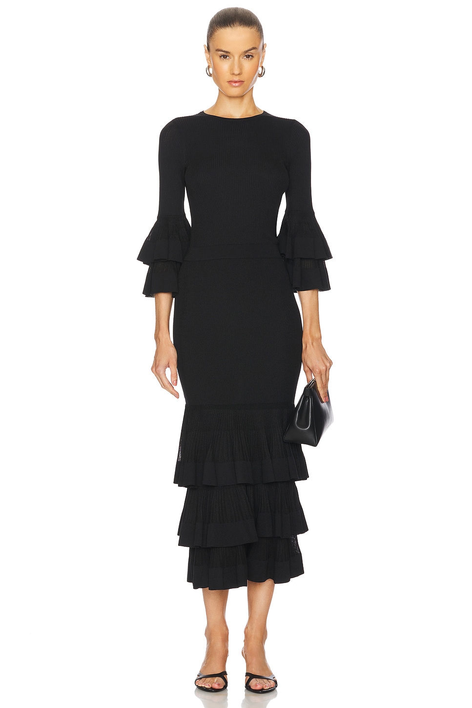 Zimmermann Illustration Tiered Ruffle Skirt