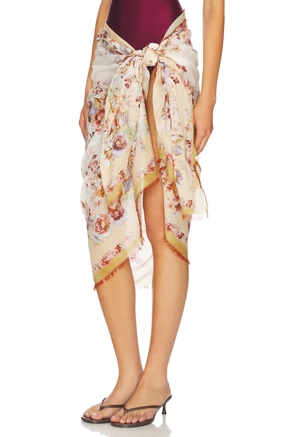 Zimmermann Printed Cotton Pareo