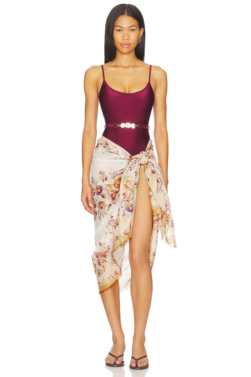 Zimmermann Printed Cotton Pareo