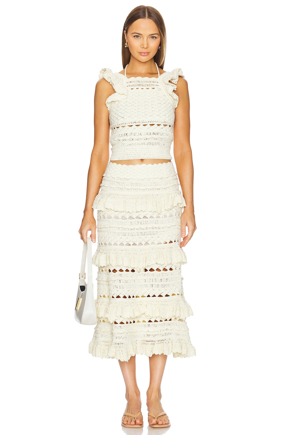 Zimmermann Waverly Crochet Halter Tank thumbnail