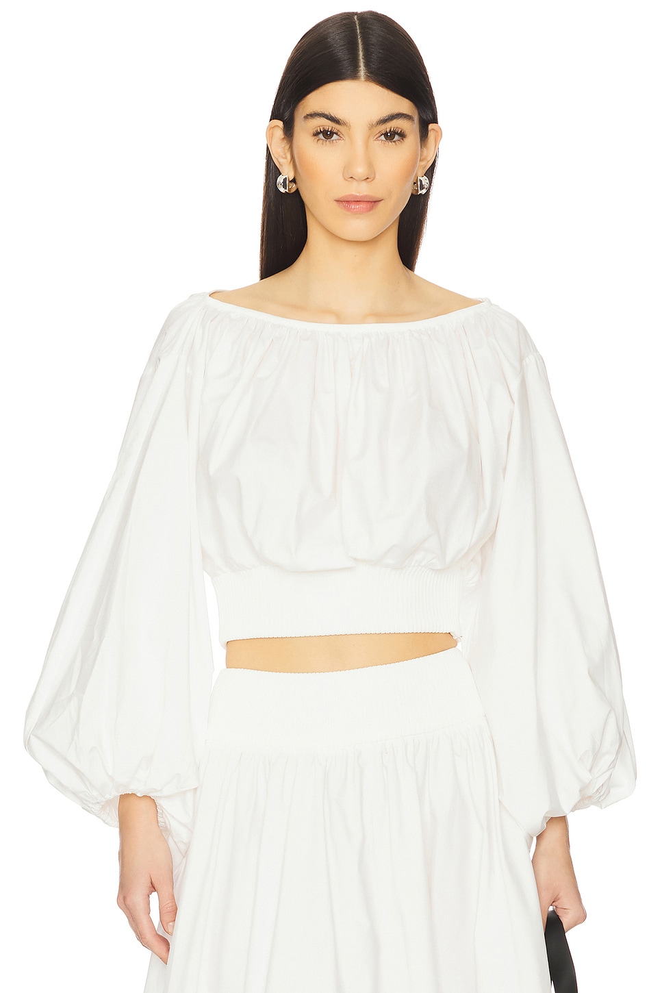 Zimmermann Poplin Bodice in Ivory | REVOLVE
