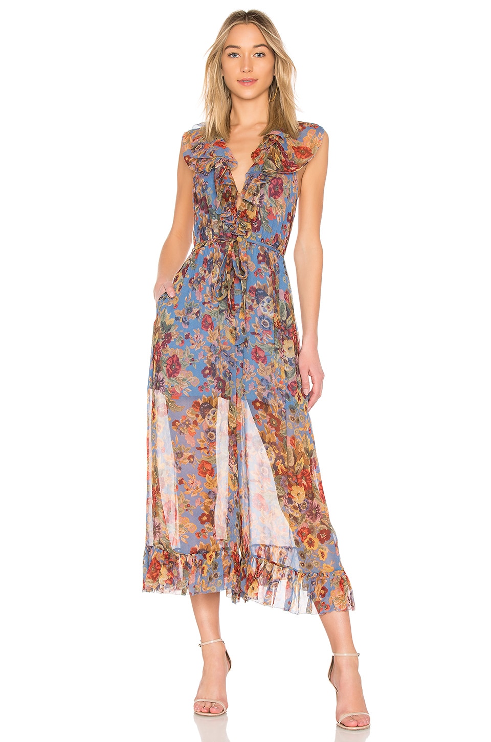 zimmermann blue playsuit