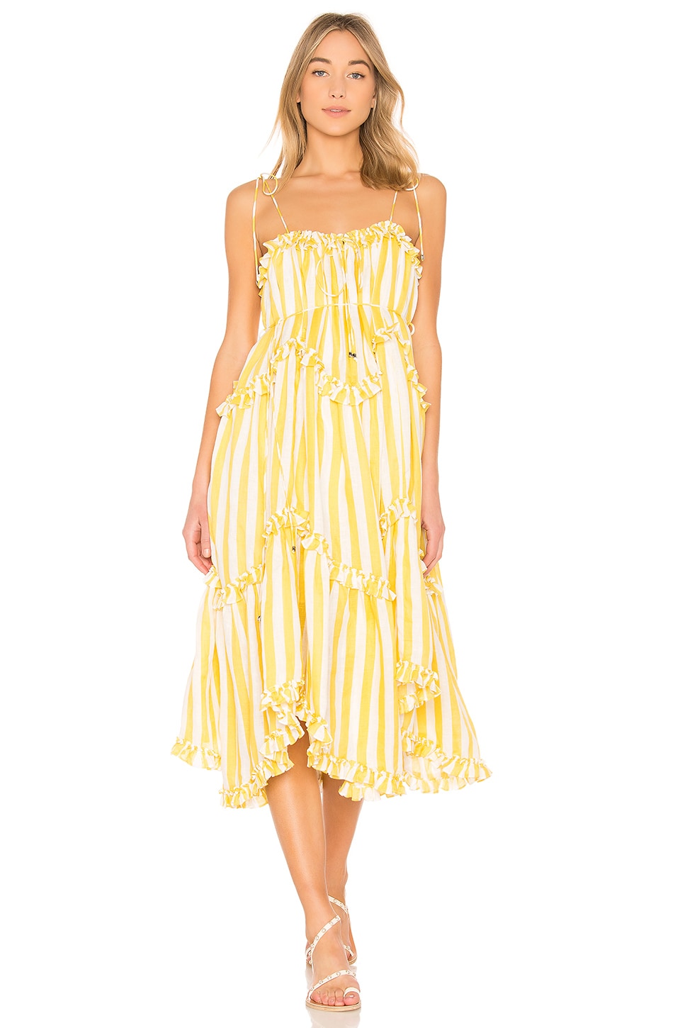 zimmermann striped maxi dress