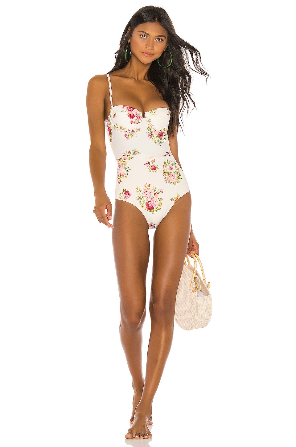 bathing suit with zipper front