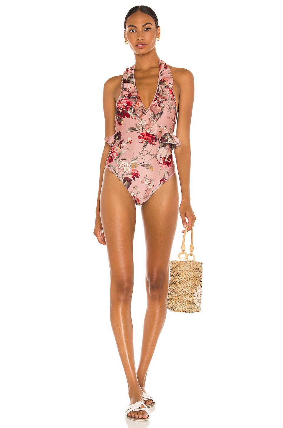 zimmermann wrap swimsuit