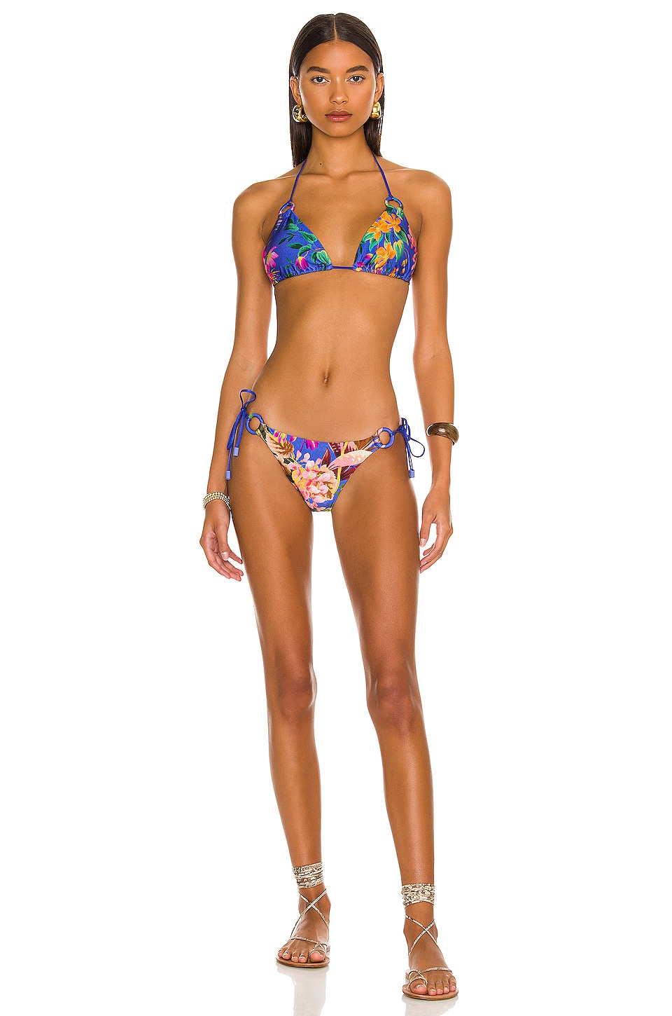 Terugspoelen Voorbeeld Verstenen Zimmermann Tropicana Bikini Set in Blue Floral | REVOLVE
