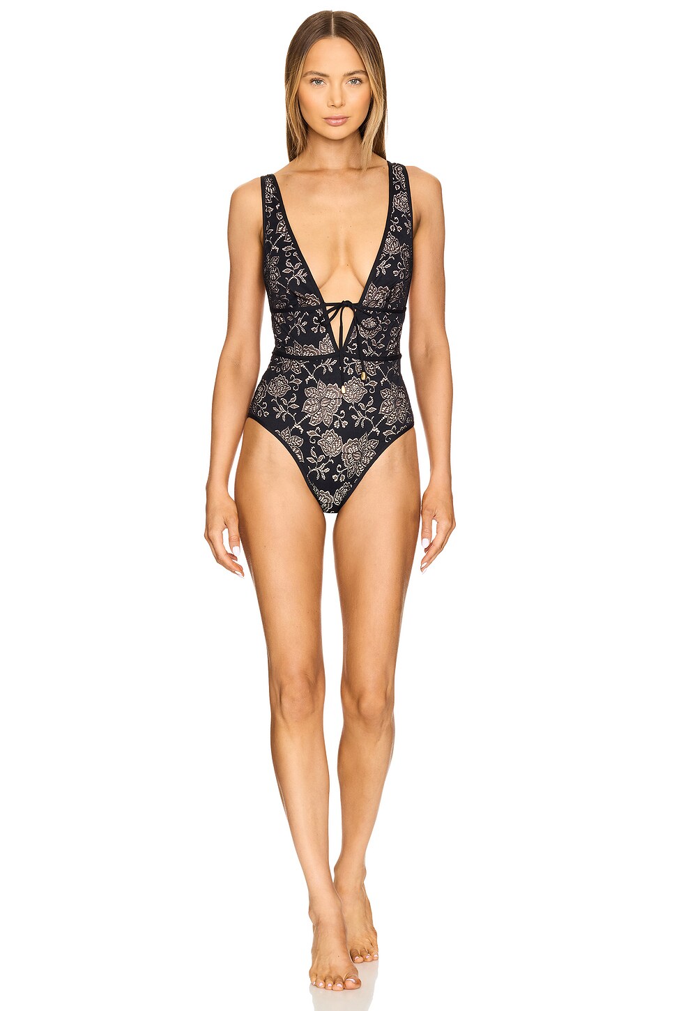 TALLOW LACE PLUNGE ワンピース