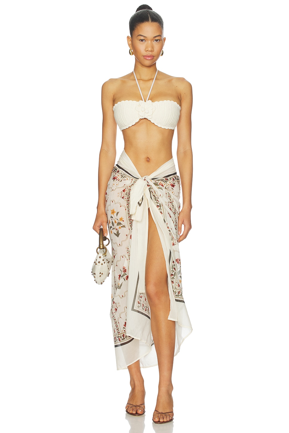 Zimmermann Awaken Crochet Flower Bikini Set in Cream | REVOLVE