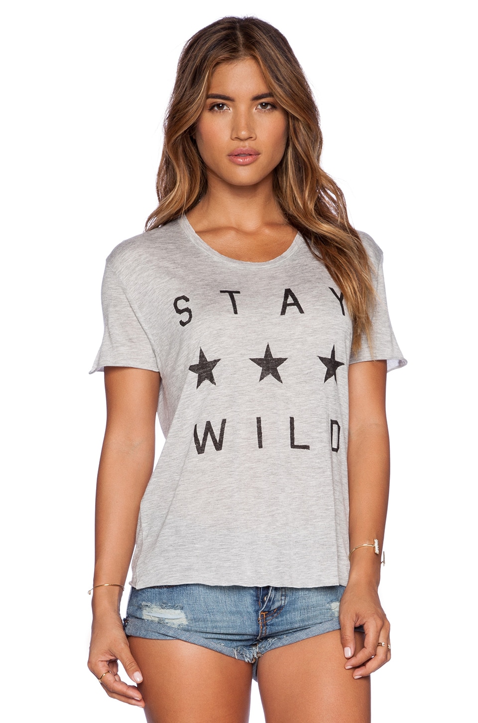 Stay grey. Топ Raw-Tee. Туника stay Wild for a